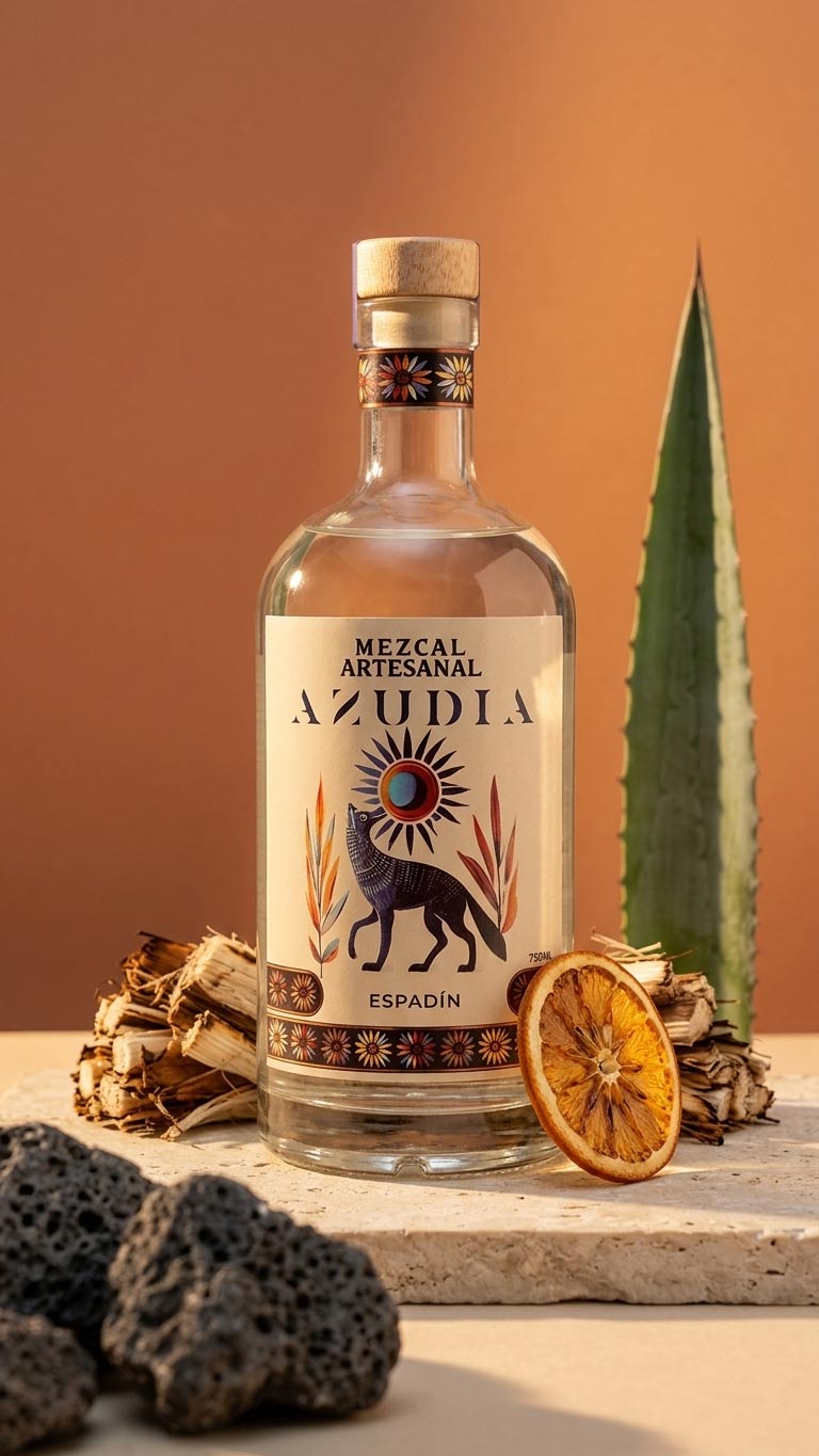 Mezcal artesanal Azudia Espadín