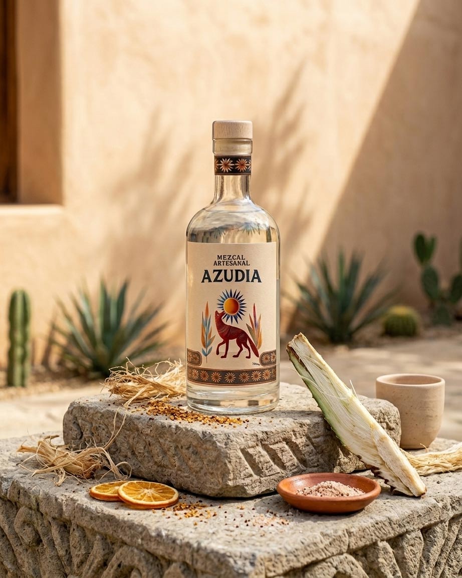 Mezcal artesanal Azudia Tobalá